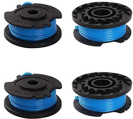NO 4 Pcs Strimmer Spool,Strimmer Wire,Trimmer Spool,String Trimmer Replacement Spool Line,Strimmer Line,Cordless Trimmer Line,Strimmer Spool Replacement,for Greenworks Lawn Mower(0.065 Inch)