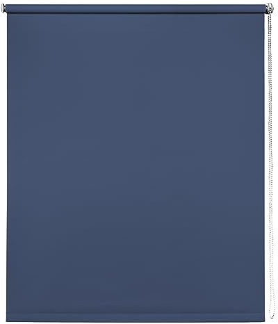 Navy Thermal Blackout Roller Blind - 180cm width x 165cm drop | Navy thermal blackout roller blind. 180cm width x 165cm drop. Suitable for recess or face fitting. Energy efficient.