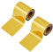 SUPERFINDINGS 2 Rolls Hot Foil Stamping Rolls Golden Heat Transfer Foil Papers 98.4ftx1.96inch Golden Metallic Hot Transfer Foil Paper for Foil Quill/Heat Foil Pen Card Making Scrapbooking Crafts