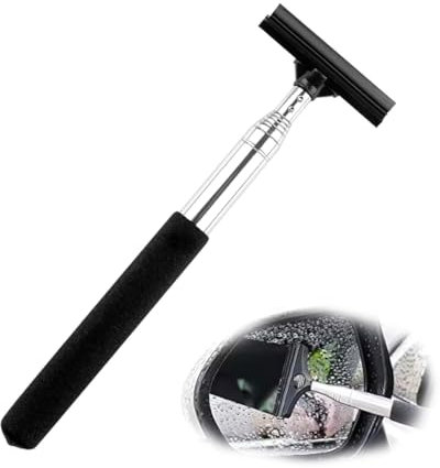 OUDQFCJ 1 limpiacristales para ventanas de coche para espejo retrovisor de coche telescópico para espejo de lluvia niebla puerta de ducha