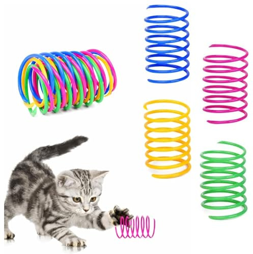 X12 Cat Toys Cat Springs. Interaktiv kattleksak Kattleksaker för att trötta ut dem.