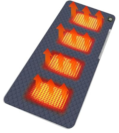 Cojín Calefactado para Silla Calentador Portátil USB | Calentador Para Asiento De Camping Para Mamá, Papá, Estadio, Deportes, Camping, Oficina, Caza, Senderismo, Caderas, Cintura,