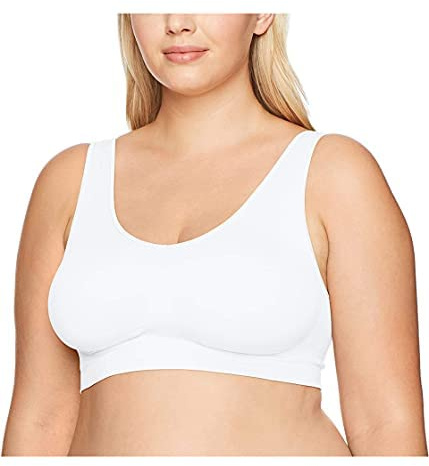 Bali womens Bali One Smooth U Bralette Bras, White, X-Large US