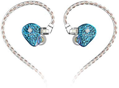 Hidizs MS2 Hybrid Dual-Treiber HiFi-Kopfhörer, 3,5-mm-In-Ear-Monitor-Kopfhörer, hochauflösende Audio-IEMs mit abnehmbarem Kabel 0,78 mm 2-polig für Android-Smartphones iPhone-Audio-Player