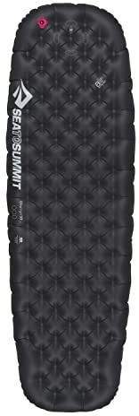Sea to Summit - Ether Light XT Extreme Insulated Air Sleeping Mat - For Women - Thermolite - Pillow Lock System - Stuff Sack - For Cold Weather Backpacking - Black