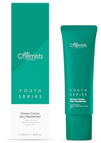 Skin Chemists Day Feuchtigkeitscreme | Mit grünem Kaviar-Extrakt, Bakuchiol & Kokosnussöl | Schützt vor feinen Linien & Fältchen | 50ml