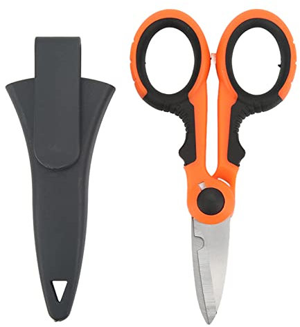 Angelschnurschere, Ergonomische Mini-Angelschere Angelschnurschneider mit Rutschfestem Griff Angelwerkzeug