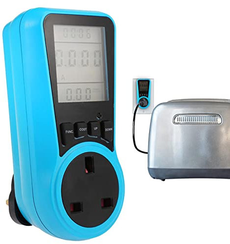 Gusengo Watt Meter Plug - Plug In Electricity Usage Meter,Electricity Monitoring Device, Kilowatt Meter For Home, Built-In High-Precision Current Sensor