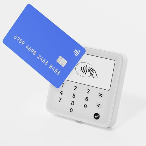 SUMUP Solo Lite Kartenterminal – Mobiles Kartenlesegerät für EC-Karte, Kreditkarte, Apple Pay & Google Pay – Kontaktlos, Bluetooth, Kompaktes Design – Keine Monatsgebühren, Sichere Zahlungen überall