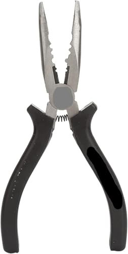 Alicates extractores de tornillos, alicates de corte,alicates de punta curva fina de acero de alto carbono, alicates de punta redonda y curva for múltiples propósitos y alicates for doblar alambre. Al