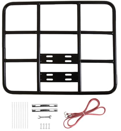 Rack per biciclette | Rack per Carico per biciclette impermeabile - Grande Cestino per biciclette Perfect Mount per elettrico per il e la consegna