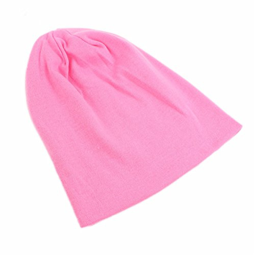 Qhome Children Plain Jersey Beanie Boys Girls Soft Slouchy Baggy Hat Warm Skull Cap for Kids Unisex