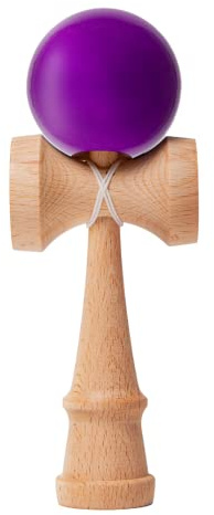 Funky Planet Bilboquet Kendama - Kendama Jouet - Bilboquet Japonais - Améliore L’équilibre, Les Réflexes Et La Créativité (Mauve)