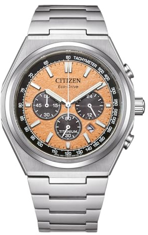 Citizen Herren Chronograph Automatik Uhr mit Titan Armband CA4610-85Z