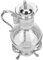 Lurrose Tetera Pequeña Tetera Para Servicio Teteras Para Tetera Térmica Pava Calefacción Arriba Café Cafetera De Restaurante Tetera De Restaurante Silver Vidrio