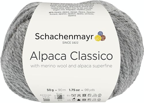 Schachenmayr Alpaca Classico 9807369-00094 kiesel meliert Handstrickgarn