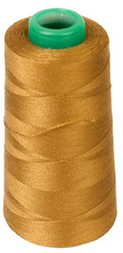 TOSSPER 1 Jeans Spool Fil à Coudre pour Machine à Coudre 20S / 2 d'or (Jaune)