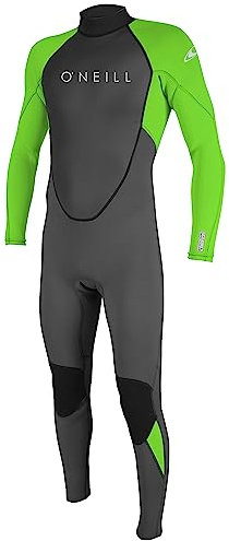 O'Neill Jungen Youth Reactor Wetsuit, Graph/Dayglow, 10