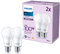 Philips Classic LED E27 Lampe, 100W, matt, neutralweiß, nicht dimmbar, Kunststoff, Doppelpack