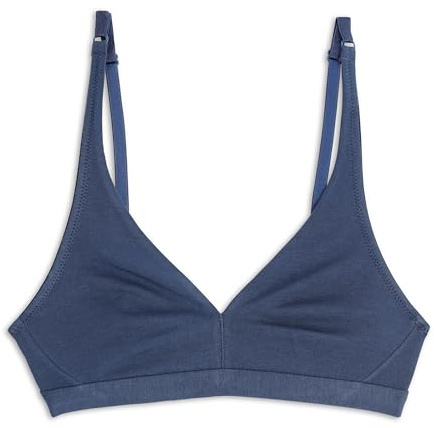 Cotonella, Soutien-Gorge Triangle en Coton Doux Stretch - avec Bonnets préformés doublés, sans Armatures et sans Rembourrage - Art.AD971