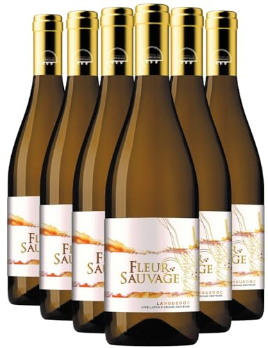 Languedoc Sommières Fleur Sauvage - Blanc 2021 - Les Vignerons du Sommiérois - Vin Blanc du Languedoc - Roussillon (6x75cl) BIO