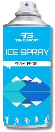 TS Take Sport® Spray Frío Instantáneo 400 ml – Hielo Instantáneo para Lesiones, Esguinces, Contusiones y Primeros Auxilios – Spray Profesional para Deportistas y Fisioterapia