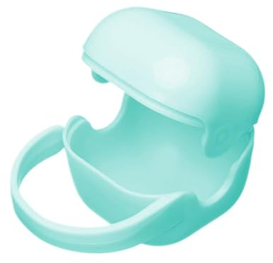 Contenitore per Ciuccio Protettivo Antipolvere Leggero Silicone Senza BPA | Scatola Viaggio Portaciuccio Silicone Alimentare Atossico per Interno Asilo Borsa Pannolini E Trasporto Quotidiano