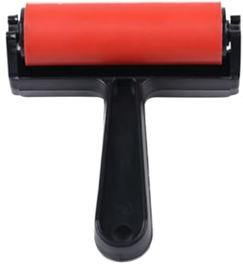 MAGICLULU Rodillo de Pintura de 10cm con Depósito, Rodillo de Pegamento de Plástico Fácil de Limpiar para Proyectos de Pintura con Gran Área de Cobertura