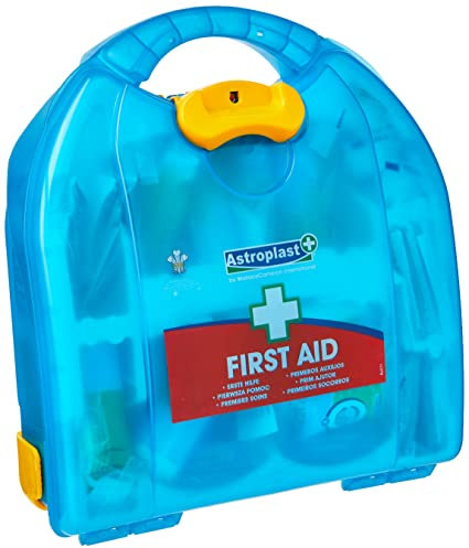 Astroplast Hospital Grade 1-50 Person HSE Compliant First Aid Kit - Premium Integrated Carry Handle & Wall Mountable - Ideal for Home, Wokplace, Sports - Mezzo First Aid Box