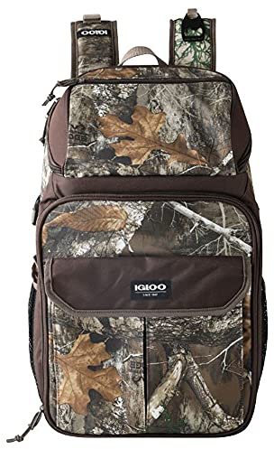 Igloo Lightweight Maxcold Insulated Gizmo 30-Can Backpack Cooler, Realtree Camo
