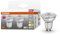 OSRAM Superstar Reflektorlampe für GU10-Sockel, klares Glas ,Warmweiß (2700K), 350 Lumen, Ersatz für herkömmliche 50W-Leuchtmittel, dimmbar, 2-er Pack, Klar
