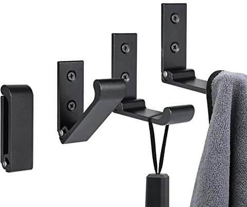 Allinside Kleiderhaken, 4 faltbareKleiderhaken aus Metall, moderne Kleiderhaken für Home Decor, Wohnzimmer, Bad, Schlafzimmer