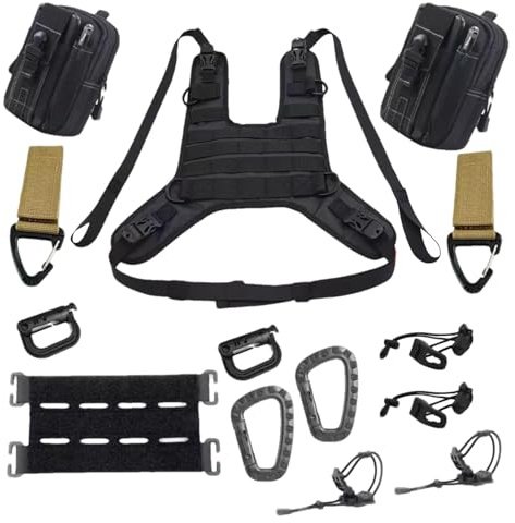 Motorcycle Oil Tank Vest | Adjustable Motorcycle Tank Protector Saddle Pack Tank Bag,Motorcycle Oil Tank Cover, Tail Bag, Seat Bag for Outdoor, Wallets