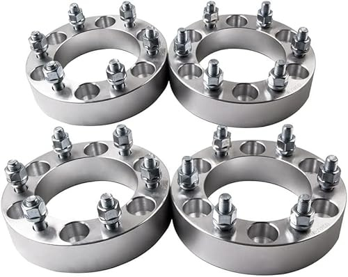 Dixhills 4 distanziali per ruote (6 pezzi, 139,7 mm/38 mm) per T-0yota, Honda Passport, Land Cruiser, Chevrolet, 6 Lug Forged Spacer for Hummer Hilux D0dge Mitsubishi Montero