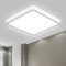 LQWELL® Deckenleuchte LED Deckenlampe, IP44 Wasserfest Badlampe Quadrat Flach 32W 6500K 3400LM Modern Schlicht Lampe Dünn für Wohnzimmer Badezimmer Schlafzimmer Küche Balkon Keller Büro, 400 * 25mm