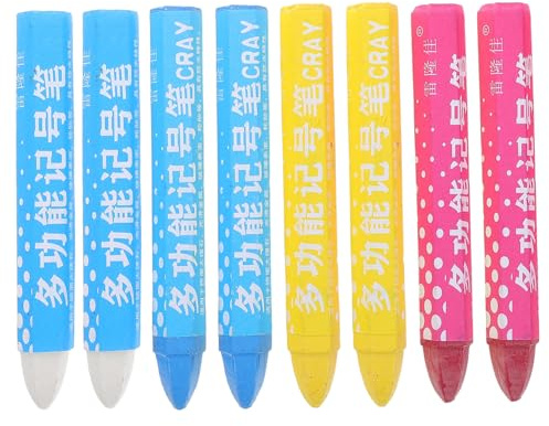 Zerodeko 8 Rotuladores Para Neumáticos Tiza Para Marcar Neumáticos Marcadores De Pintura Para Madera Marcadores Para Coches Crayones Para Marcar Madera Crayones Para Pintar Neumáticos