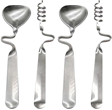 Set di 4 cucchiai per miele, set di utensili da cucina in acciaio inox per miele, marmellata, caffè, cucchiaio da miele in acciaio inox come cucchiaio per mescolare latte macchiato, dessert e