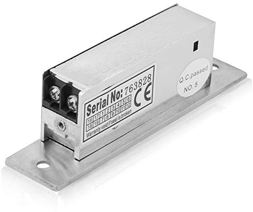 Serratura elettrica, 12 vie regolabile a tenuta stretta serratura doppia modalità di sblocco blocco catodo intelligente sicurezza blocco intelligente