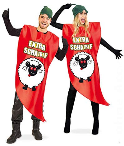 KarnevalsTeufel Kostüm Chili für Erwachsene Ganzkörperkostüm Scharf Karneval Mottoparty