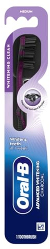 Oral B Charcoal Whitening Therapy Toothbrush Medium - 1 Ea, 1count
