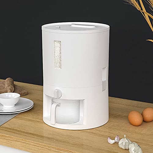 Förvaringsburkar, 6 kg förvaringslåda med mätkopp, riskog, spannmål, dispenser, förvaringsbehållare, dispenser för röda bönor, ris mungbönor
