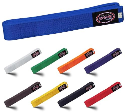 Farabi Sports Ceinture de karaté Plusieurs Couleurs Ceintures de karaté Judo Karaté Arts Martiaux Ceintures de Taekwondo