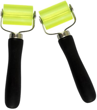 Yardenfun 2pcs Wallpaper Roller Seam Smoothing Tool for Wallpaper Application for Home Decor Projects