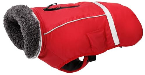 Warmer Hunde-Wintermantel, reflektierende Hundejacken, Hundepuffer-Jacken, Hunde-Oberbekleidung, geeignet für kleine Medien und große Hunde