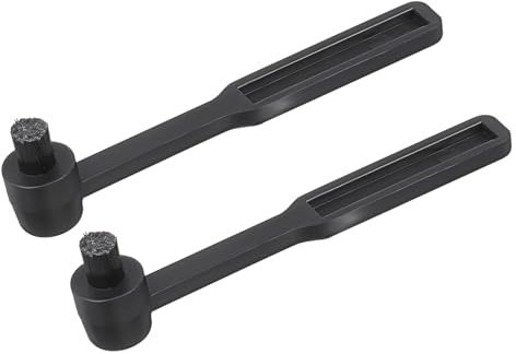iplusmile 2piezas Cepillo para Limpieza De Aguja Tocadiscos Cerdas De Nylon Suaves Compacto y Portátil para Discos De Vinilo Cámara y Electrónica