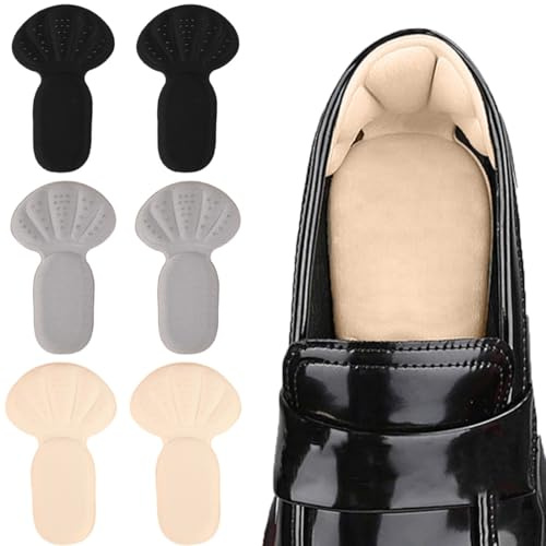 IBXWMNG 3 Paires De Coussinets De Talon Pour Chaussures Trop Grands, Coussin De Talon 2 En 1 En éPonge Pour L'ArrièRe Du Talon, Semelles ArrièRe éPaisses Et Anti-Ampoules