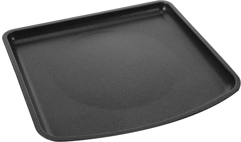 ERINGOGO Teglia da Forno Antiaderente per Friggitrice ad Aria Vassoio Raccogli Grasso e Briciole Set Accessori Cucina per Pizza Toast e Torte Compatibile Forno e Friggitrice Nero