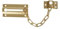 CABLEPELADO Cadena de seguridad para puerta 85x45 mm Gris (Dorado)