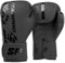 Starpro Mattschwarze Boxhandschuhe – Fuax Leder – Trainings, Sparring und Kickbox-Handschuhe für Männer und Frauen – 8oz 10oz 12oz 14oz 16oz (Mattschwarz, 10oz)