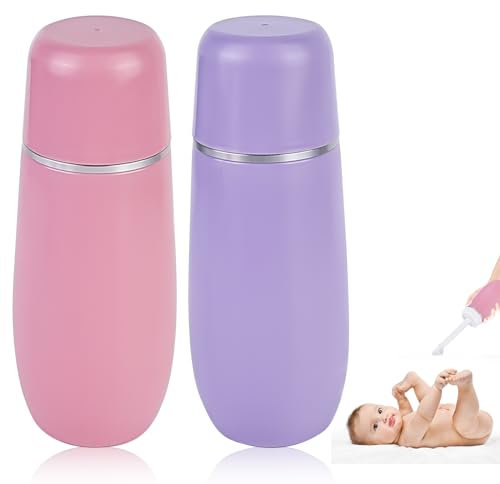 2 stycken stuss dusch bärbar bidé bärbar bidé, 400 ml peri flaska popodusch hand resa bidé modern rumpa dusch periflaska för perineal vård, hemorrojderbehandling